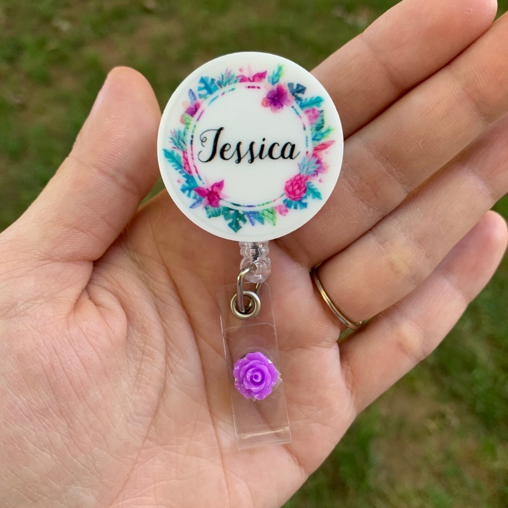 Jessica Name Badge Holder